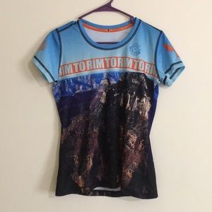 Rim to Rim to Rim Ink n burn running top